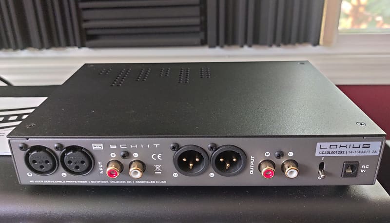 Schiit Lokius EQ Equalizer Balanced Tone Control Black