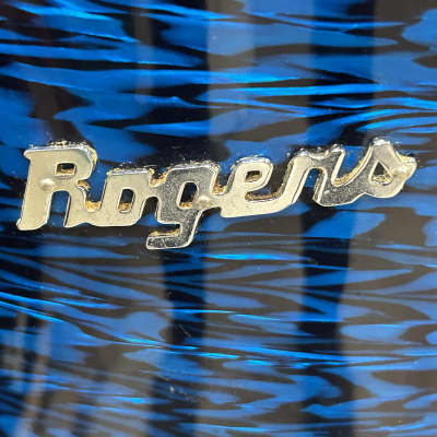 Rogers 16" deep X 16" head Holiday Floor Tom Shell (314-3274) 60's - Blue Agate image 2