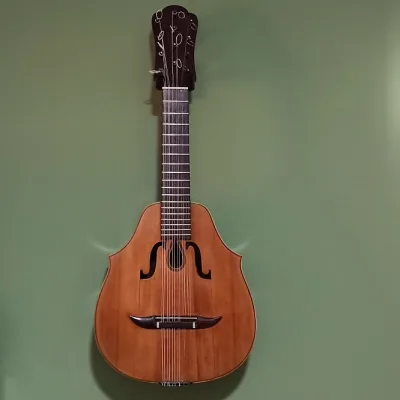 Salvador Ibáñez y Albiñana  1899. Old guitar. Laúd Bandurria image 20