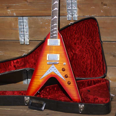 ギター HAMER XT Series Vector Flying V Type LAWSUIT GUITAR Hamer Vector Flame Flying V Electric Guitar