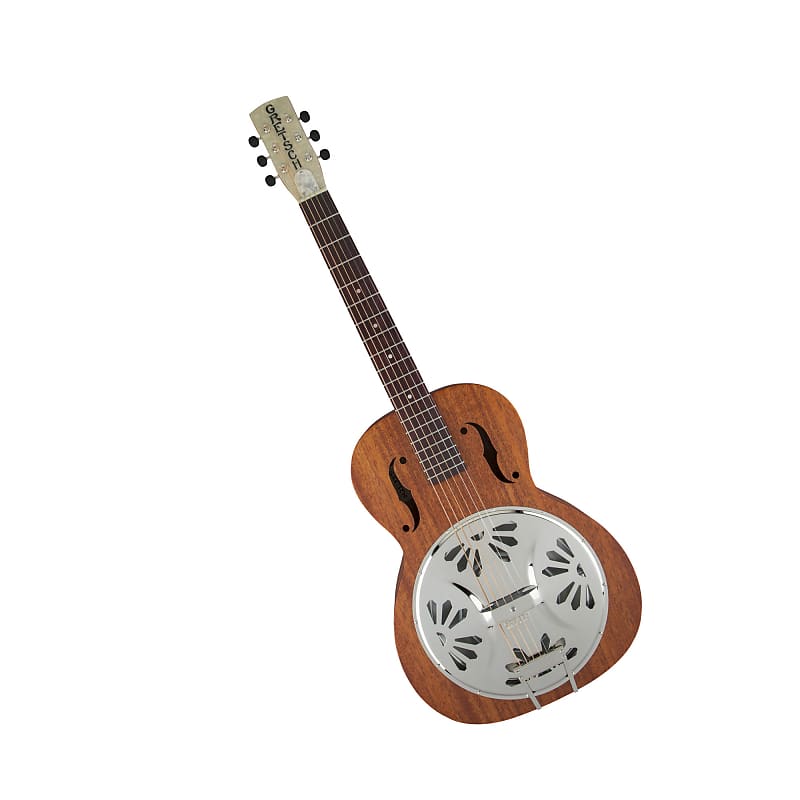 Gretsch G9200 Boxcar Round-Neck Mahogany Body Resonator 6-String Guitar  with Padauk Fingerboard (Natural Finish)