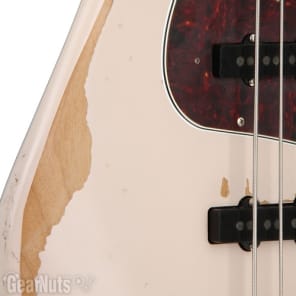 Fender Flea Jazz Bass - Shell Pink  Road Worn image 5