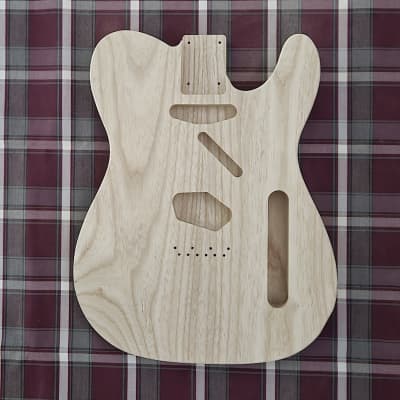 Woodtech Routing - 2 pc Swamp Ash - Arm & Belly Cut - Telecaster Body - Unfinished image 1