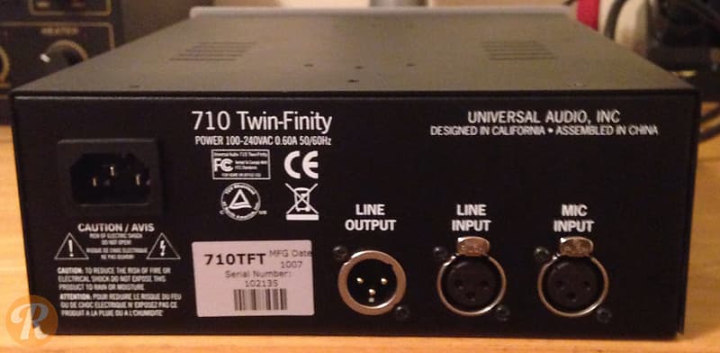 Universal Audio 710 Twin-Finity Tone Blending Mic Preamp image 3