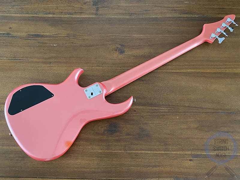 Aria Pro II Bass, RSB Series, Watermelon/Pink, 1985, Made In
