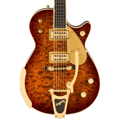 Gretsch G6134TGQM-59 Quilt Classic Penguin with Bigsby - Forge Glow