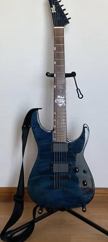 ESP M-II SAYO Hikawa bang dream x ESP collaboration guitar ESP M-II SAYO Hikawa bang dream x ESP collaboration guitar