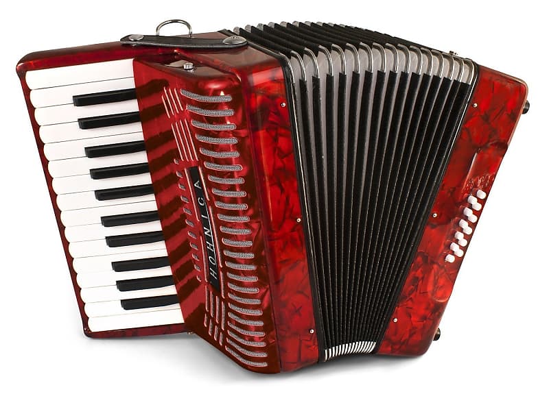Hohner Accordions 1303 37-Key Entry Level Accordion (Red) image 1