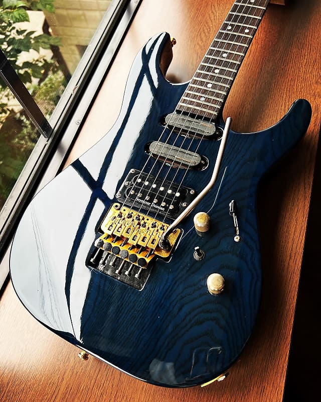 ESP ST style custom order RARE Neck Thru 80s | Reverb The