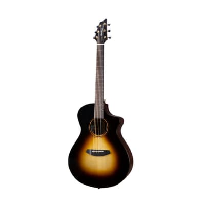 Breedlove Performer Pro Concert CE 6-String European Spruce Top Acoustic Electric Guitar with Slim Neck and Stain Black Bridge (Right-Handed, Tobacco Burst) image 4