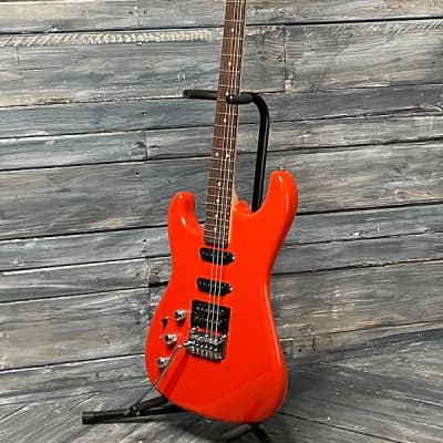 G&L Left Handed Legacy HSS RMC Electric Guitar- Fullerton Red image 4