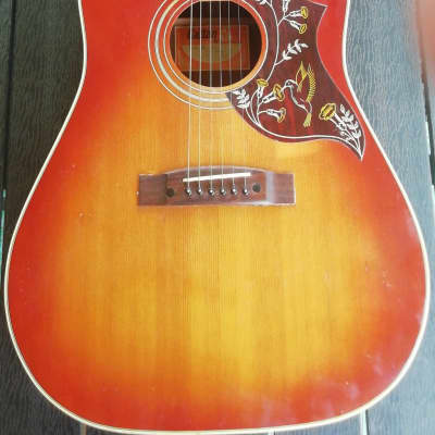 Gallan G-20 High quality Japanese Gibson Hummingbird copy 1970s MIJ image 2
