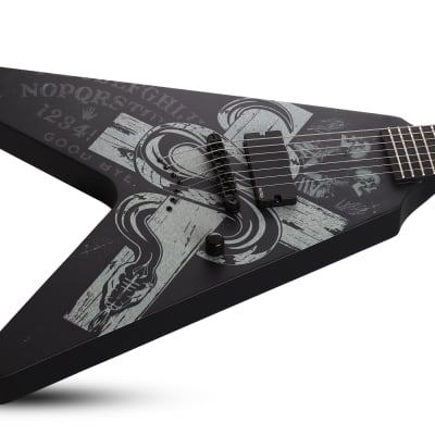 Schecter Chris Howorth V-7 Satin Black SBK 7-String Electric Guitar+ Hardshell Case V7 V 7 image 8