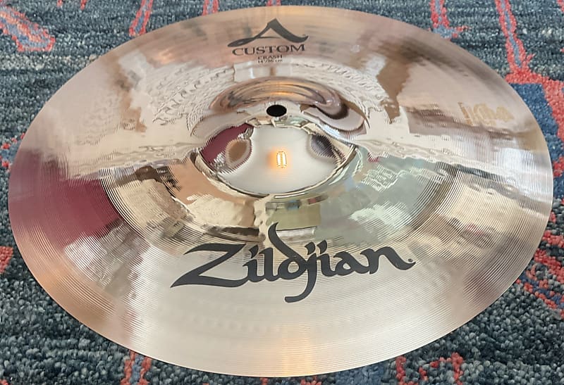 Zildjian A Custom 14" Crash Cymbal - Brilliant image 1