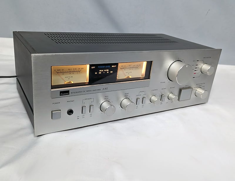 Sansui A-80 Stereo Integrated DC Servo Amplifier - 1980 | Reverb