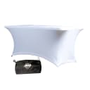 ADJ Event Table White Scrim Facade 6FT Cover w/Transport Pouch