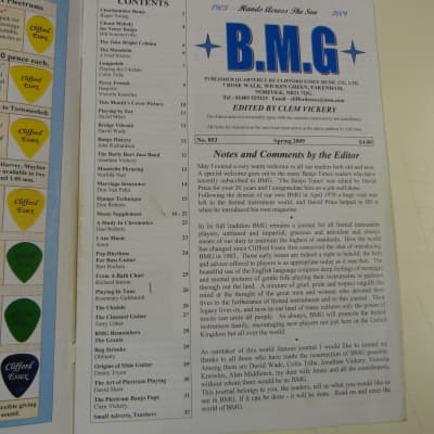 magazine B-M-G Banjo Mandolin Guitar, Spring 2009, David Miles M.B.E. image 2