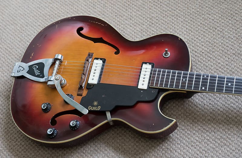 Guild T-100D 1965, Slim Jim, Mickey Mouse Single Coils