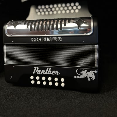 Hohner HA-3100GB Panther Accordion G/C/F Keys 2010s - Black image 5