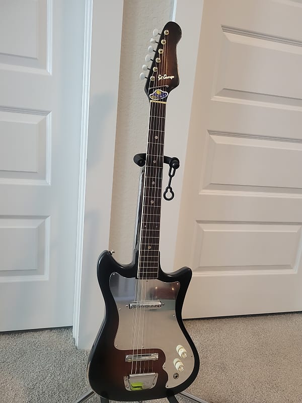 Teisco St. George Single Pickup 1960 s Brown Burst with Fender