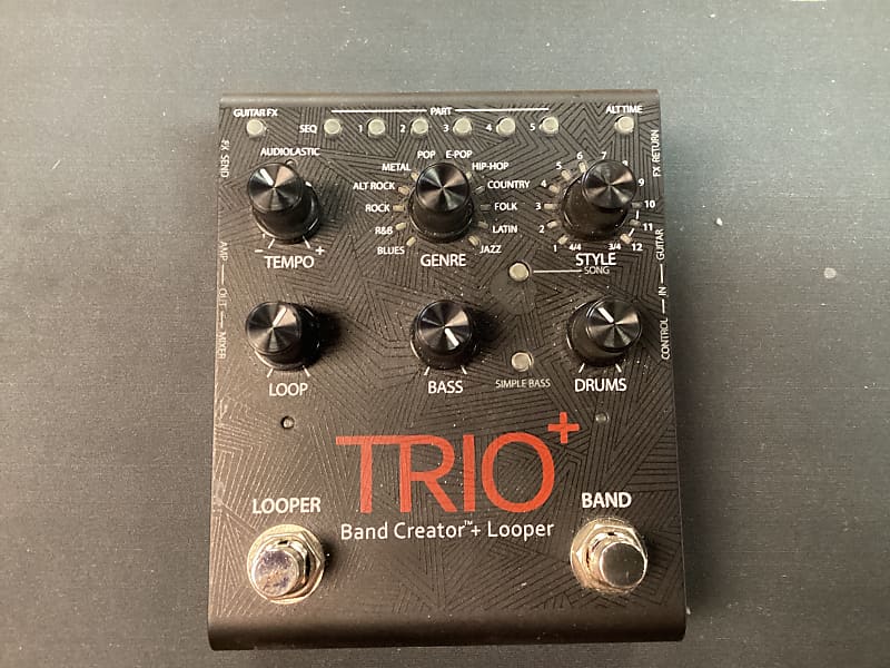 Digitech Trio+ Band Creator Loop Pedal and FS3X Footswitch