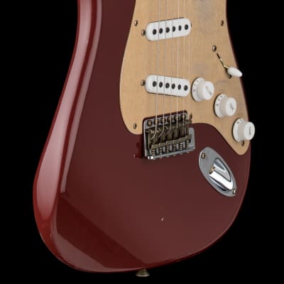 Fender Custom Shop Limited Edition 1954 Roasted Stratocaster Journeyman Relic - Cimarron Red #0227 image 6