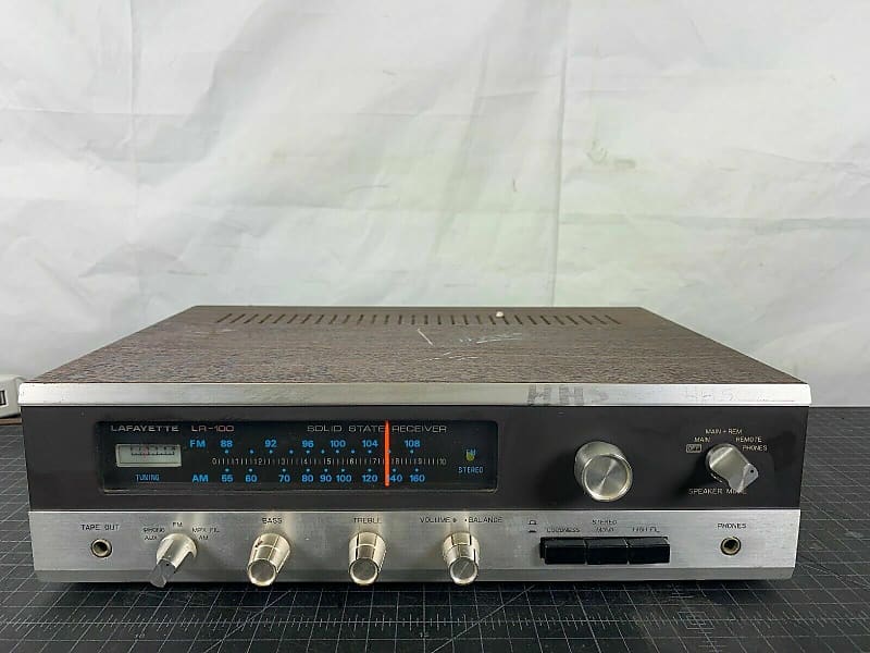 Vintage Lafayette LR100 AM/FM Stereo Receiver Reverb