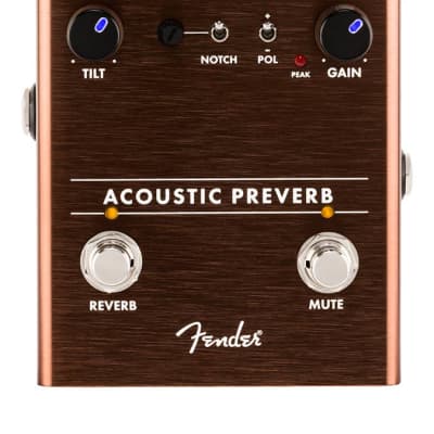 FENDER store ACOUSTIC PREVERB EFFEKTGERÄT FÜR AKUSTIKGITARRE, NEU