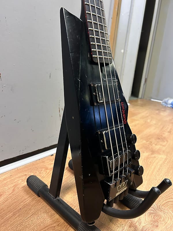 Westone Quantum X850 Black 1985 Headless Electric Bass | Reverb