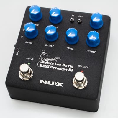 NuX NBP-5 Melvin Lee Davis Signature Bass Preamp + DI 2020 