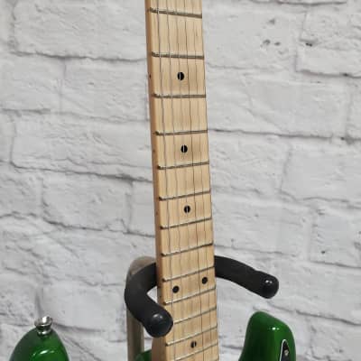 Unknown Strat Style Electric Guitar Trans Green image 9