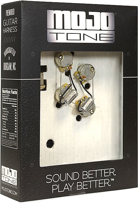 Mojotone Pre Wired 72 Tele Deluxe Custom Wiring Kit Reverb