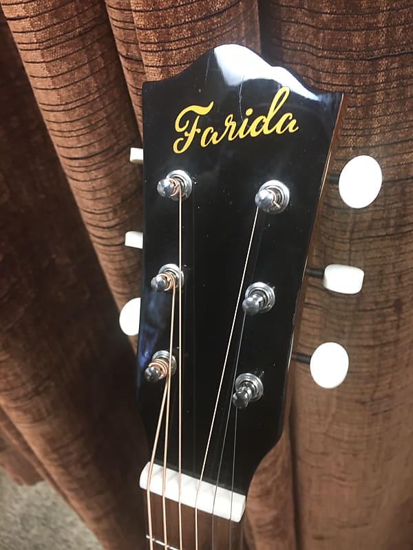 Farida OT-22E Old Town Solid Top Acoustic/Electric 00 with Fishman