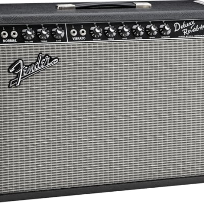 Fender 65 Deluxe Reverb Tube Combo Guitar Amplifier image 3