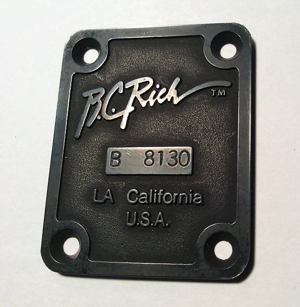 Bc rich neck plate new arrivals