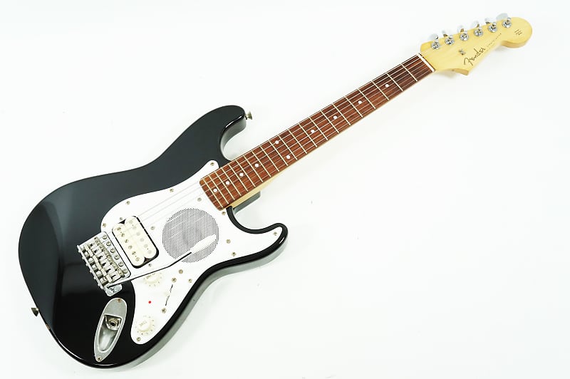 [SALE Ends Dec 6] Fender Japan ST-CHAMP Mini Stratocaster Black Built-in  Speaker OverDrive 1993