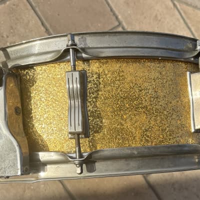 Ludwig Super Classic WFL - 1955/1959 - 14" x 5" - Gold Sparkle - NOB image 8