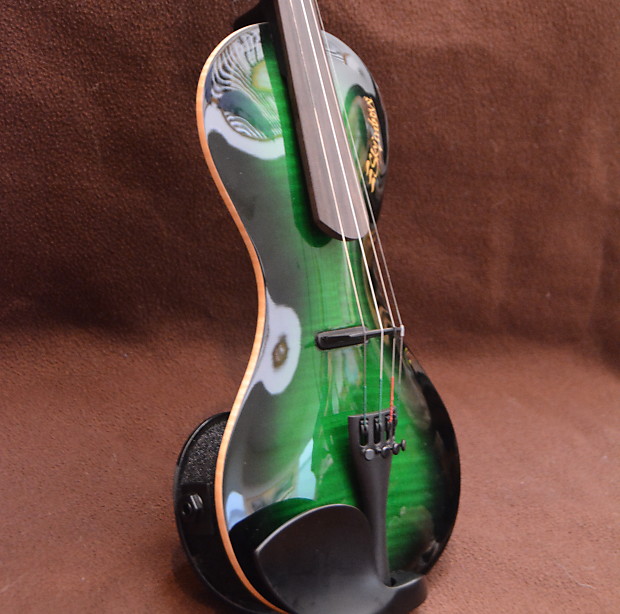 Skyinbow S1 Professional Electric Violin 2012 Emerald Green Reverb