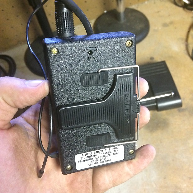Shure t1g guitarist transmitter store