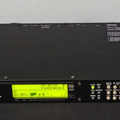 Yamaha MU100R Tone Generator 1U Rack Sound Module Synthesiser & 2