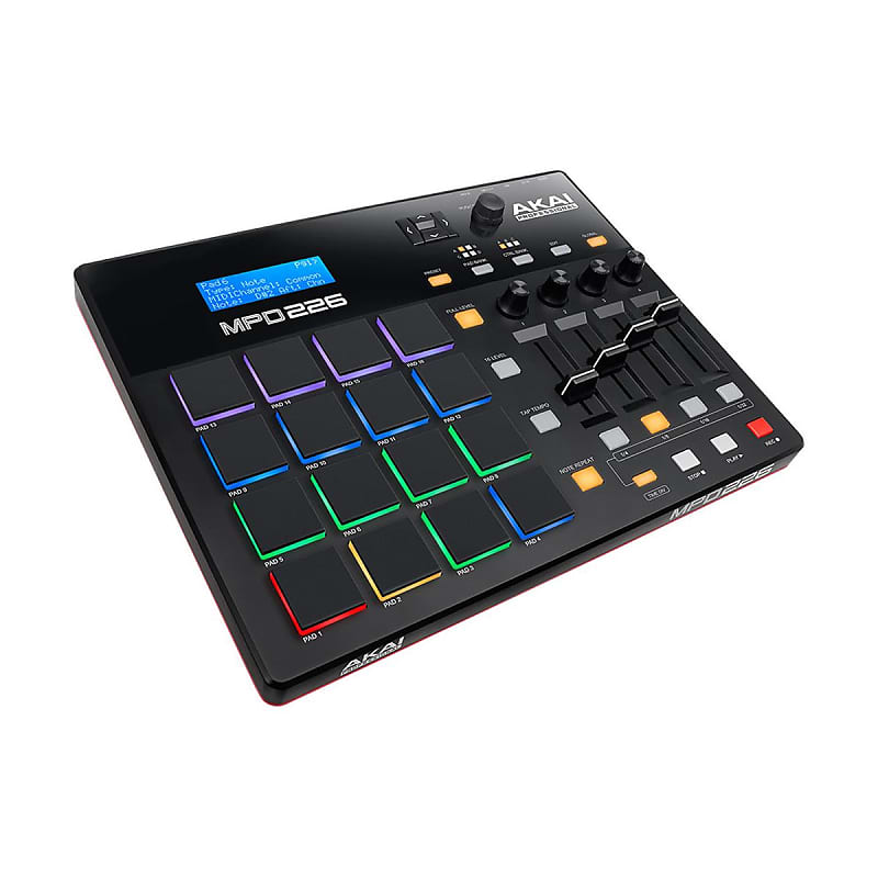 Akai MPD226 Feature-Packed, Highly Playable USB Pad Controller with RGB image 1