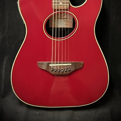 Fender Telecoustic - Red image 5