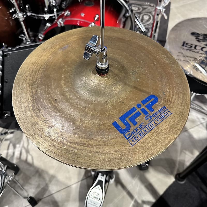 UFIP Bionic Hi Hat 14" Blue Logo Reverb