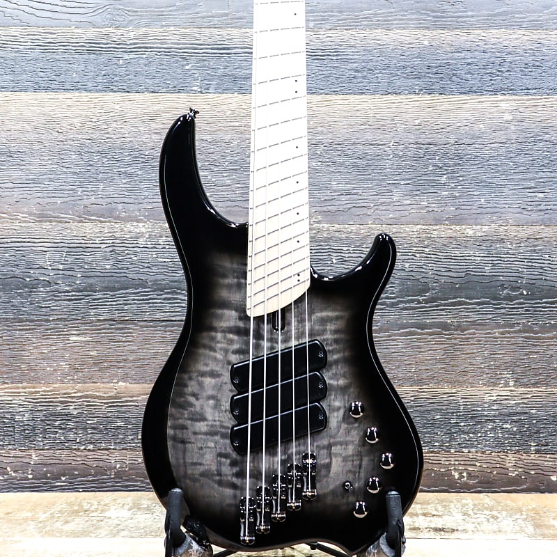 Dingwall Combustion 3X Quilt Maple Top 2-Tone Blackburst 5-String Electric Bass w/Bag image 1