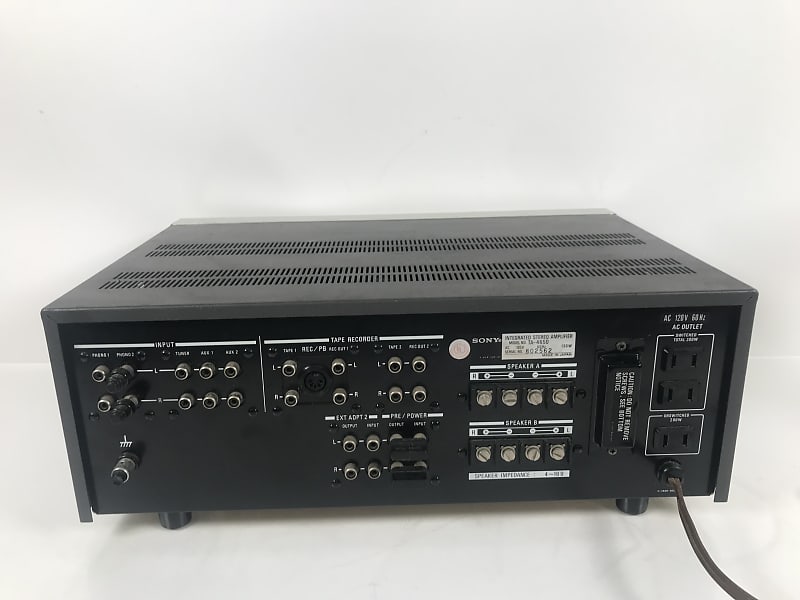 Sony TA-4650 Integrated V-Fet Stereo Amplifier | Reverb