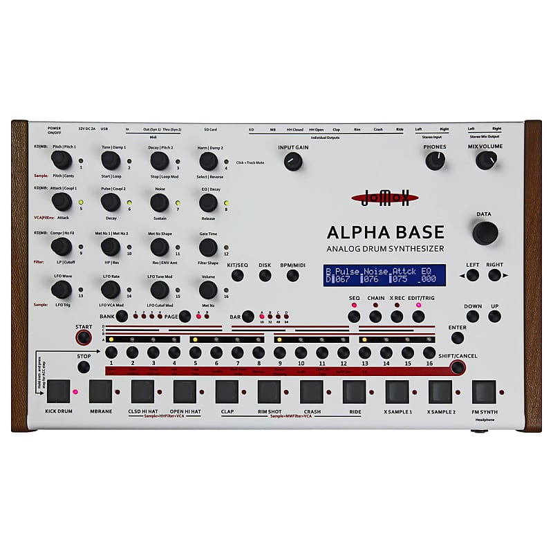 JoMox Alpha Base Analog Drum Synthesizer image 1