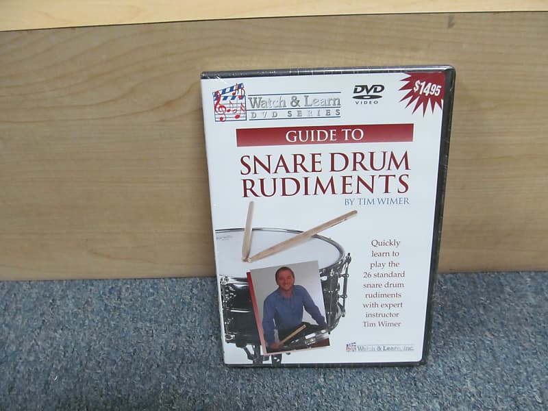 Watch & Learn Guide to Snare Drum Rudiments DVD Reverb