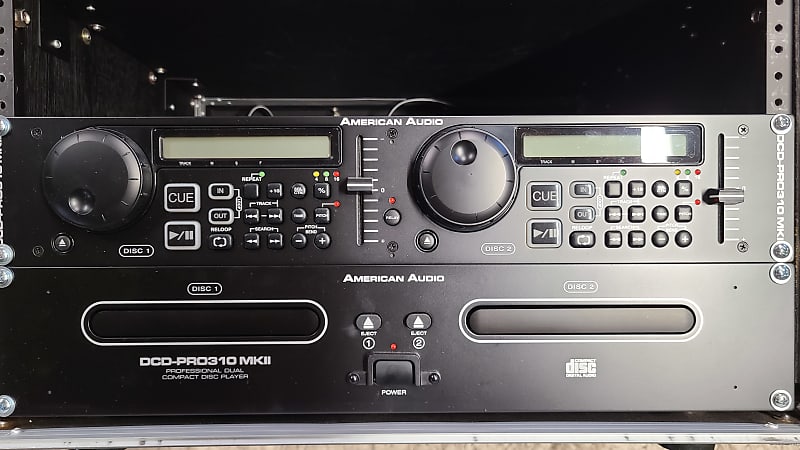 American Audio DCD-PRO310 MKII &amp; Rack  			