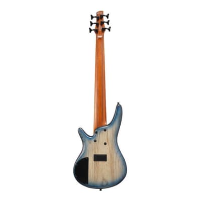 Ibanez SR Standard 6-String Electric Bass (Right-Handed, Cosmic Blue Starburst Flat) image 6