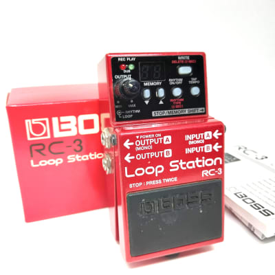 Boss RC-3 RC3 Loop Station 2011 - Present - Red - With Box / Manual etc image 1